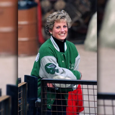 Princess Diana Eagles varsity jacket