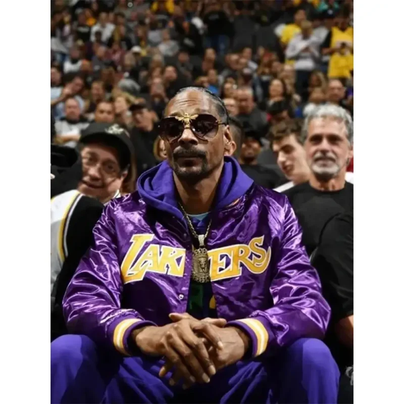 LA Lakers Purple Jacket Worn by Snoop Dogg