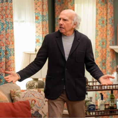In the twelfth season of Curb Your Enthusiasm, Larry David's character continues to entertain with his signature humor and his distinct, Curb Your Enthusiasm S12 Stylish Blazer.