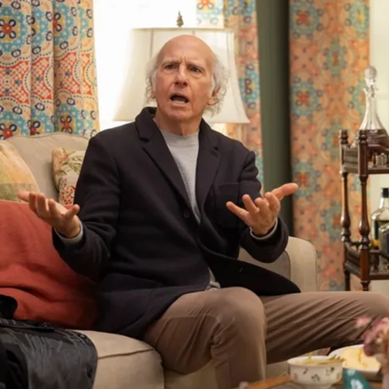 In the twelfth season of Curb Your Enthusiasm, Larry David's character continues to entertain with his signature humor and his distinct, Curb Your Enthusiasm S12 Stylish Blazer.
