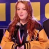 Lindsay Lohan Letterman Varsity Jacket