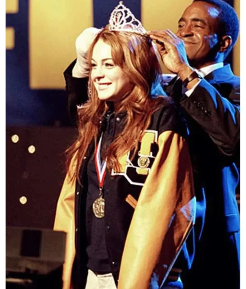 Lindsay Lohan Letterman Varsity Jacket