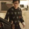 Ke Huy Quan Heart Print Sweatshirt from Love Hurts