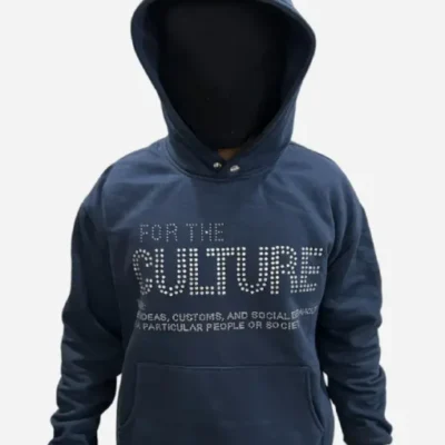 For The Culture Crystal Blue Hoodie