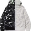 Half Shark Camo BAPE Hoodie