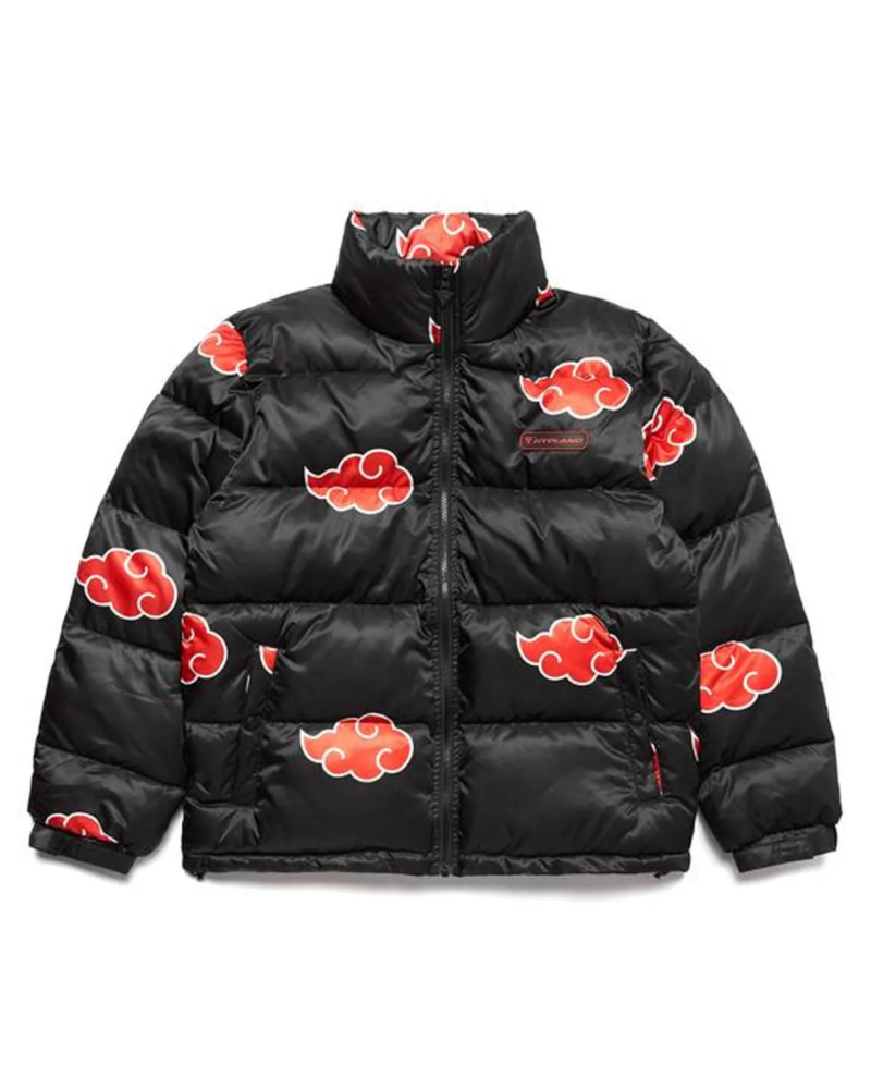 Akatsuki Naruto Puffer Jacket