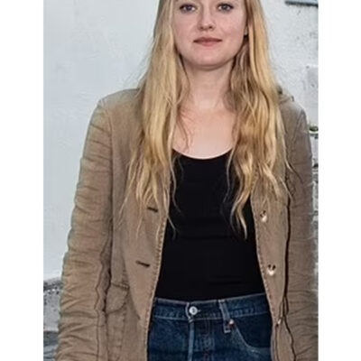 The Equalizer 3 2023 Dakota Fanning Brown Jacket