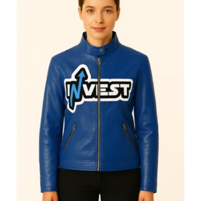 Crypto Currency Bitcoin Leather Jacket