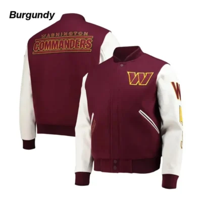Washington Commanders Varsity Jacket
