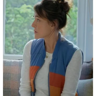 Shrinking S03 Christa Miller Colorblock Puffer Vest