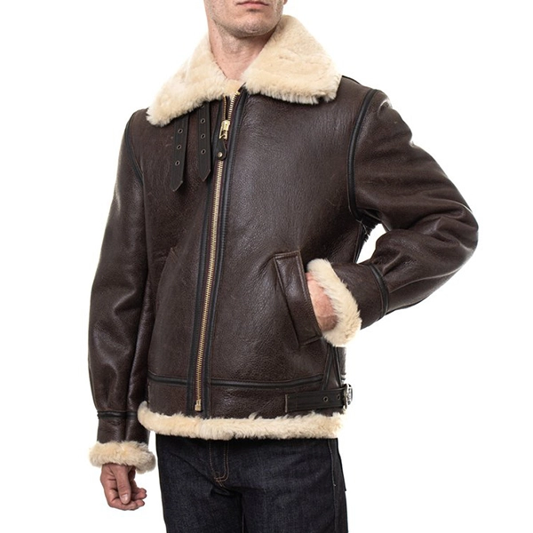 RAF Pilot Aviator B3 Bomber Jacket - Image 4