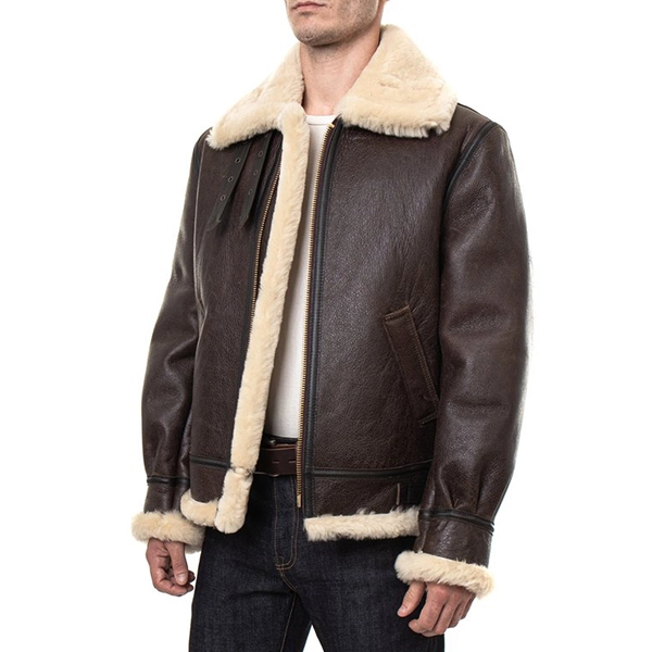 RAF Pilot Aviator B3 Bomber Jacket - Image 5
