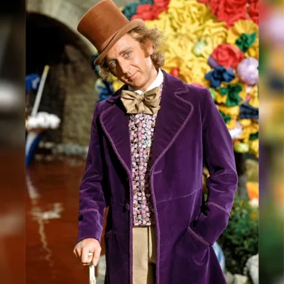 Willy Wonka Purple Coat