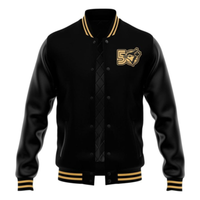Roots Blue Jays 50th Anniversary Varsity Black Jacket