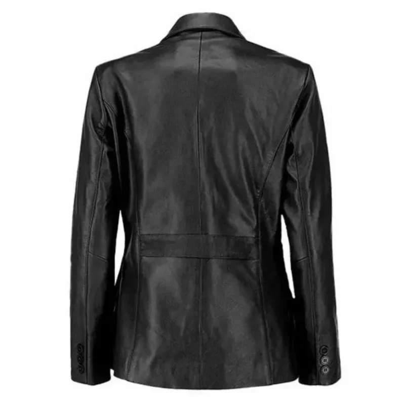 Womens Two Buttoned Black Blazer