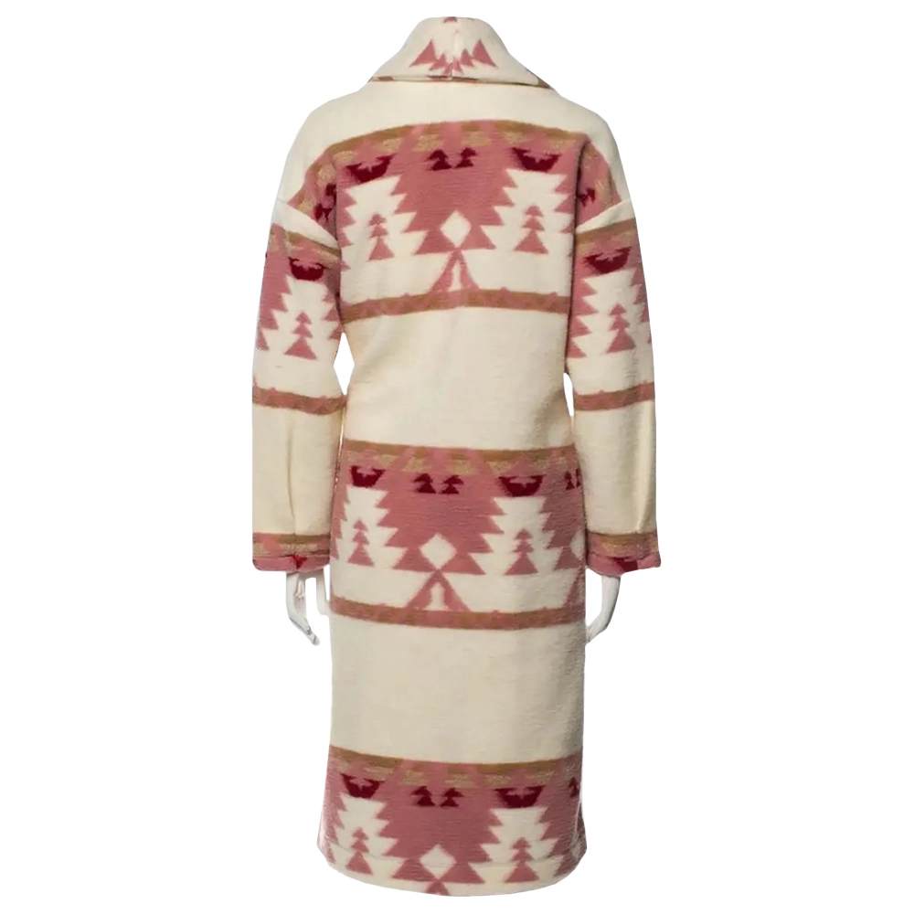 Yellowstone Pink Long Coat