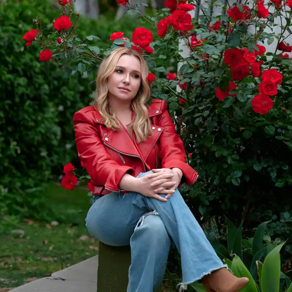 Hayden Panettiere US Weekly Red Jacket