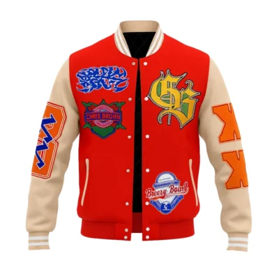 Chris Brown Breezy Bowl XX Varsity Jacket