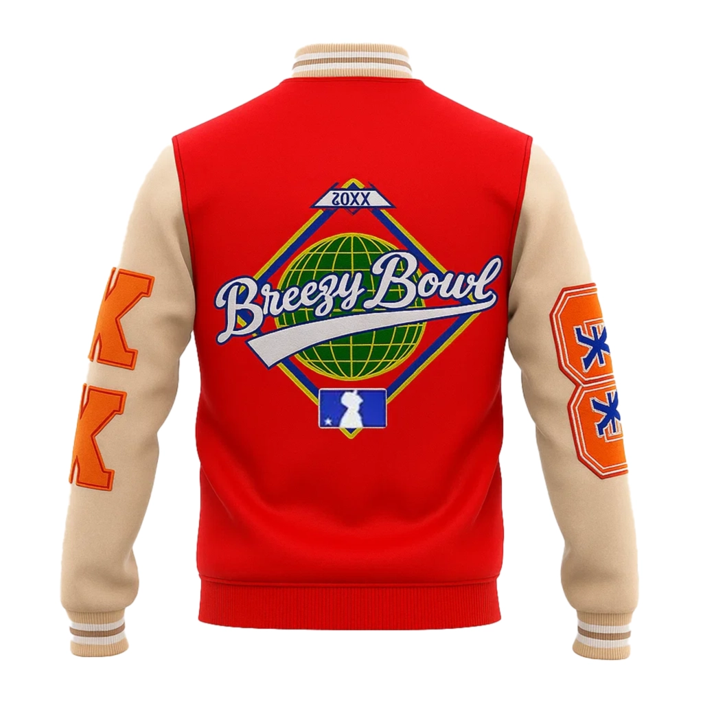 Chris Brown Breezy Bowl XX Varsity Jacket