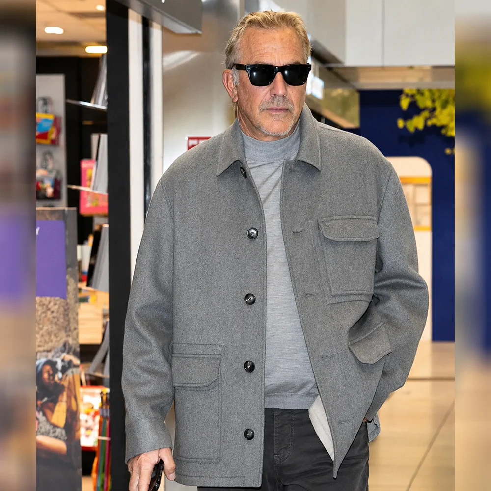 Kevin Costner Milan Fashion Week 2026 Jacket