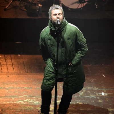 Liam Gallagher Green Quilted Coat