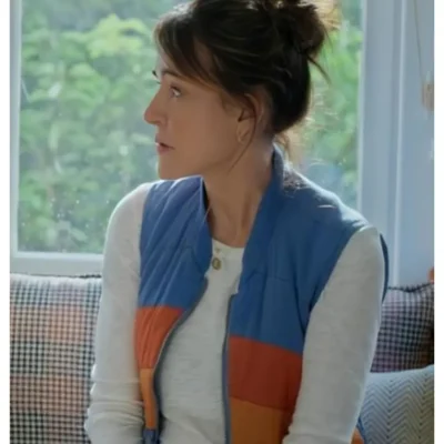 Shrinking S03 Christa Miller Colorblock Puffer Vest