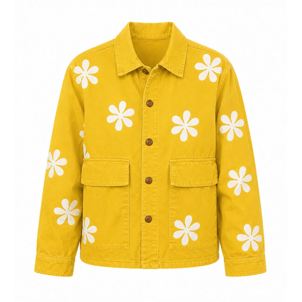 The Four Seasons S02 Kerri Kenney Yellow Daisy Print Jacket